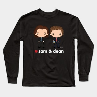 Love Sam & Dean - Supernatural Long Sleeve T-Shirt